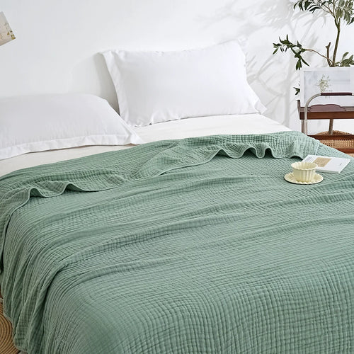 Muslinfilt sage green