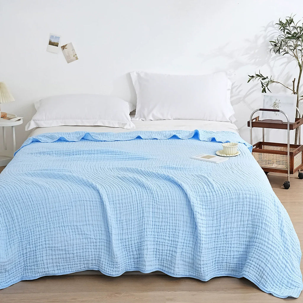Muslinfilt baby blue