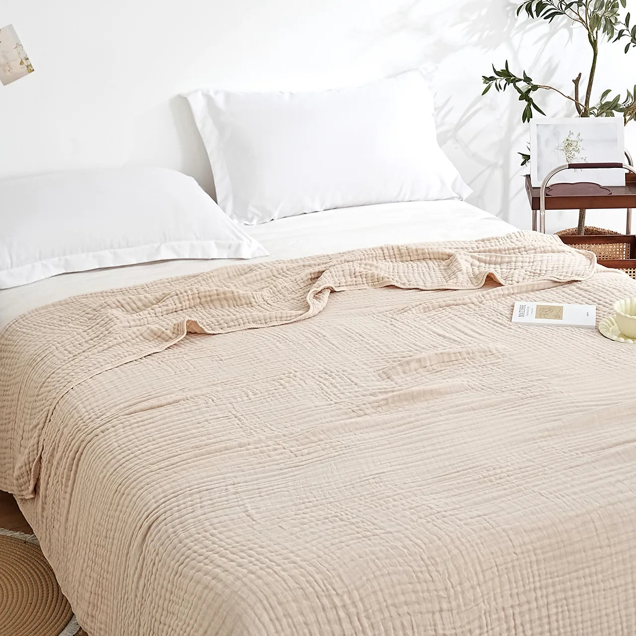 Muslinfilt beige